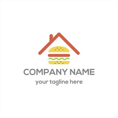 Burger logo vector