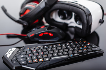 Virtual reality gaming hardware