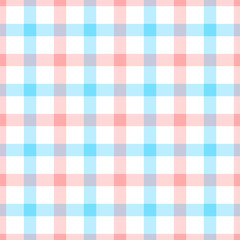 Blue, pink and white plaid background