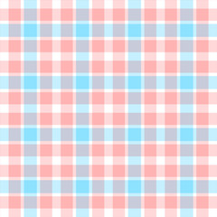 Blue, pink and white plaid background