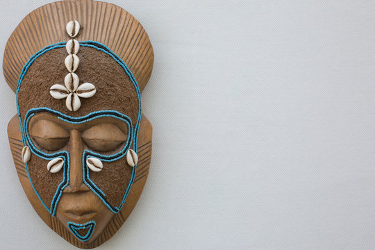 Wooden african mask