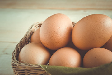 egg  with filter effect retro vintage style