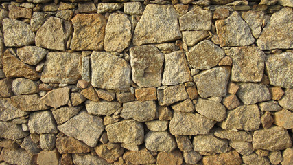 granite rock fence