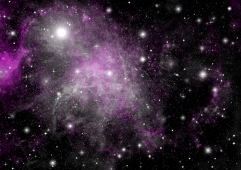 galaxy in a free space