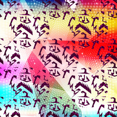 abstract psychedelic geometric pattern