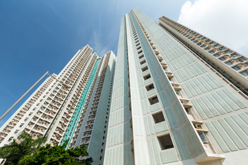 Obraz premium City building to the sky