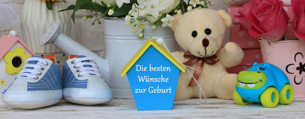 Glückwünsche zur Geburt