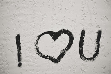 I love you concept background decoration