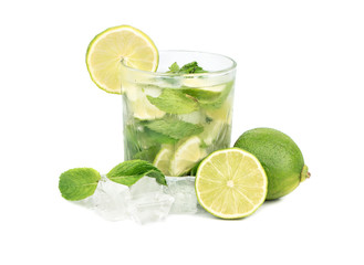 Fresh mojito in glass