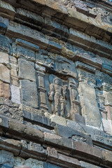 Stone carving of Prambanan Hindu temple, Yogyakarta,  Java