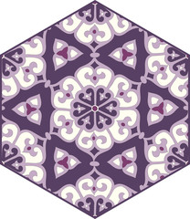 Floral Ornamental pattern. Traditional Arabic seamless ornament. Vector. Background