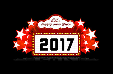New Year marquee 2017