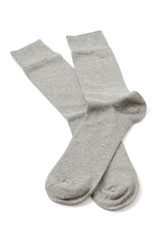 Graue Herrensocken