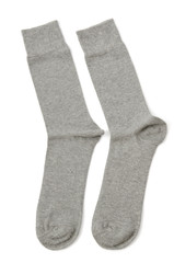 Graue Herrensocken