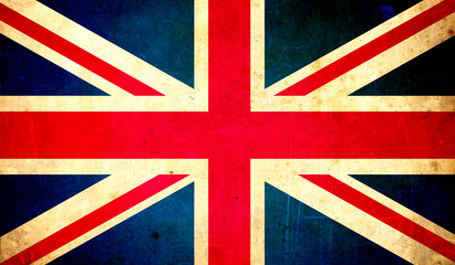 flagge von Großbritannien, Grunge Textur Hintergrund