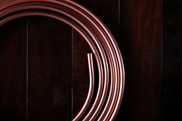 Coiled copper
