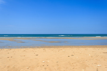 landscape from the Atlantic coast from a French island