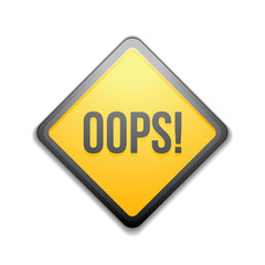 Oops! hazard sign