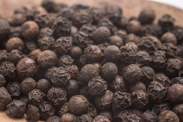 Black pepper grains