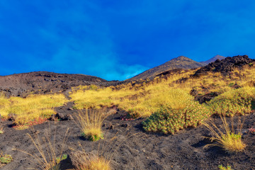 Active Volcano Etna on Sicily, Italy