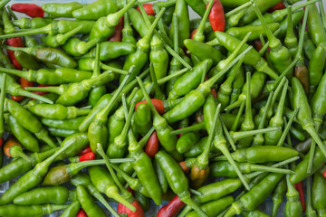 Organic produce chili