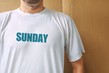 Days of the week - sunday