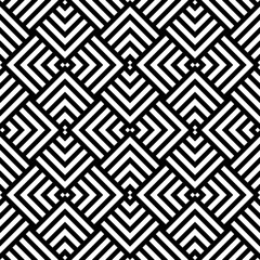 Graphic geometric pattern, black and white