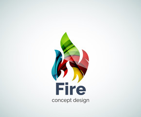 Fototapeta na wymiar Fire logo template