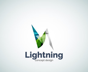 Lightning logo template