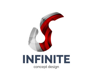 Infinite logo business branding icon