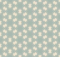 Antique seamless background 433 brown yellow islamic star polygon geometry cross