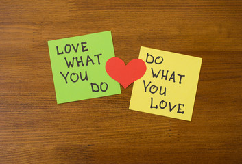 I love my job concept