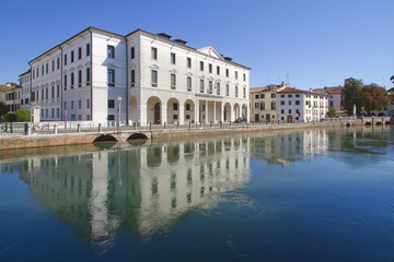 Treviso, Università, Fiume Sile, Veneto, Italia, Italy