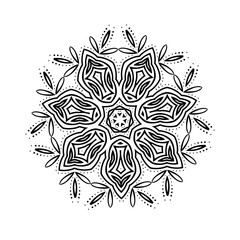 Buddhism pattern flower