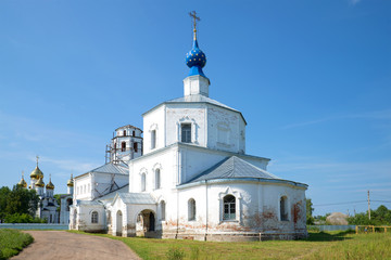 View Kornilevskaya (Smolensk), the church of St. Nicholas Monastery in Pereslavl Zaleski. Gold Ring of Russia