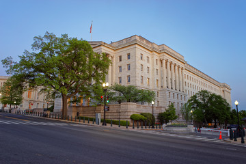 Fototapeta na wymiar Longworth House Office Building in Washington DC