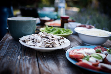 gartenparty mit freunden