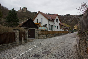 Durnstein, Wachau, Austria. Early spring.
