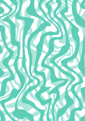 Turquoise wavy background
