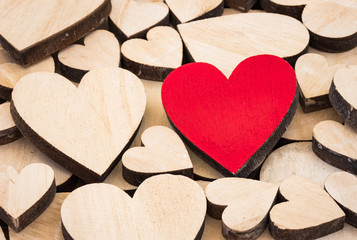 Obraz premium Valentinstag Herz Rot Liebe