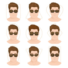 man sunglasses shapes 1.