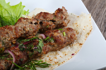 Lamb kebab