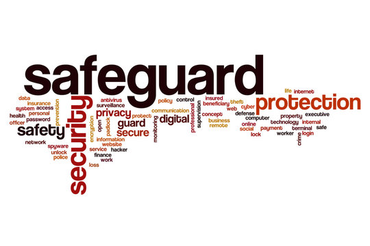 Safeguard word cloud