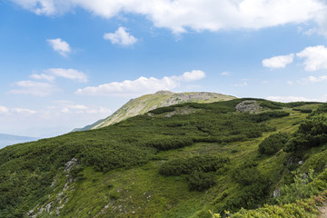 entrance to the Babia Mountain in the Beskidy Mountains