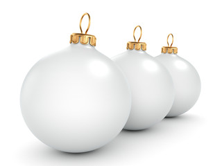 White Christmas ball