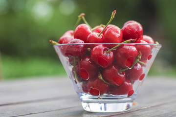 cherries in a bowl
