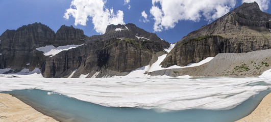 Grinnell Glacier Panoramic - Glacier National Park