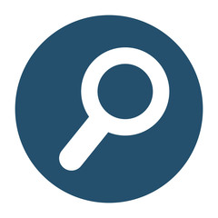search magnifying glass isolated icon