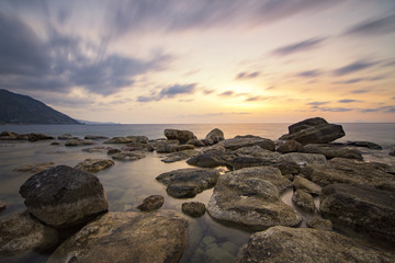 Fototapeta na wymiar Gioiosa Marea beach, Sicilia, IT