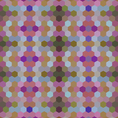 Kaleidoscopic low poly hexagon style vector mosaic background